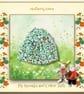 Orange Flowered Dress to fit the Pip Squeaks and Cotton Tails 