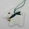 Reserved for Leah Crochet Scottie Dog 