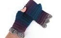 Dragon Scale Cuff Mitts and Wrist Warmers