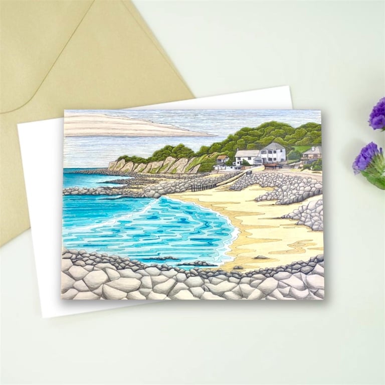 Steephill Cove, Ventnor, Isle of Wight Greetings Card