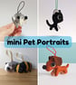 Hanging 3D Pet Portrait made just for you