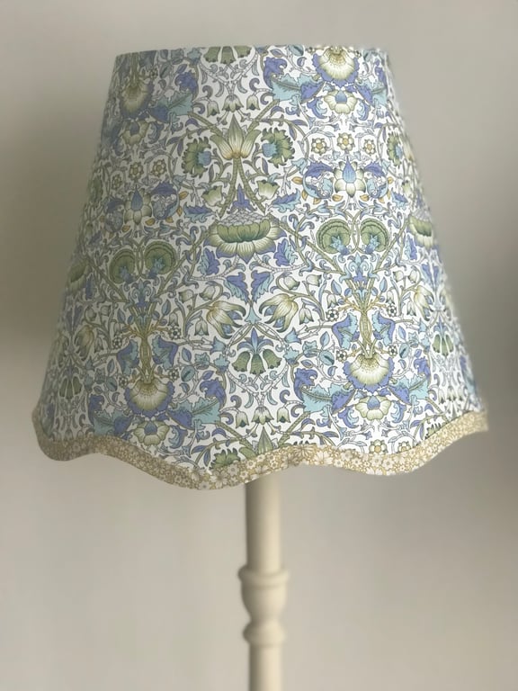 NEW Liberty Lodden   - Handmade  Scalloped table lampshade 