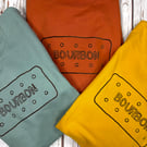 Bourbon Biscuit sweatshirt. Bright colourful Unisex Fit crew sweater 