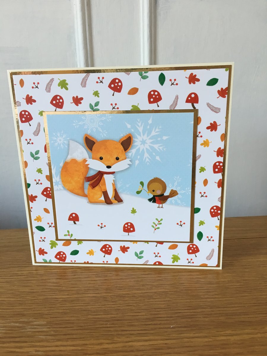 Fox Christmas Card 