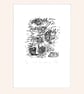Cat Sanctuary - lino print of cats and kittens - Super SEconds - Image 2