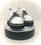 DM style baby booties, Crochet booties, Docmartin boots, White Boots - Image 10