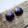  Handmade Coloured Titanium Disc Earrings - UK Free Post