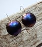  Handmade Coloured Titanium Disc Earrings - UK Free Post - Image 1