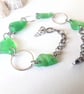 Fresh Greens Seaglass Linked Bracelet  - Image 3