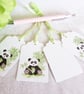 Panda Bear Gift Tags - set of 4 tags - Image 2