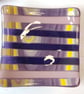 Swirled Purple Square Strip Cut Dish - Image 5