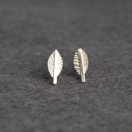 Silver tree stud earrings - Folksy