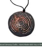 Multisensory finger labyrinth jewellery, Essential oil diffuser necklace spiral - Image 8