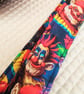 1 inch Wide Adjustable Ukulele Strap with Evil Clowns - Image 2