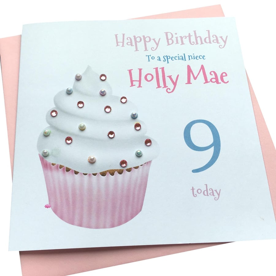 Cupcake Personalised Birthday Card