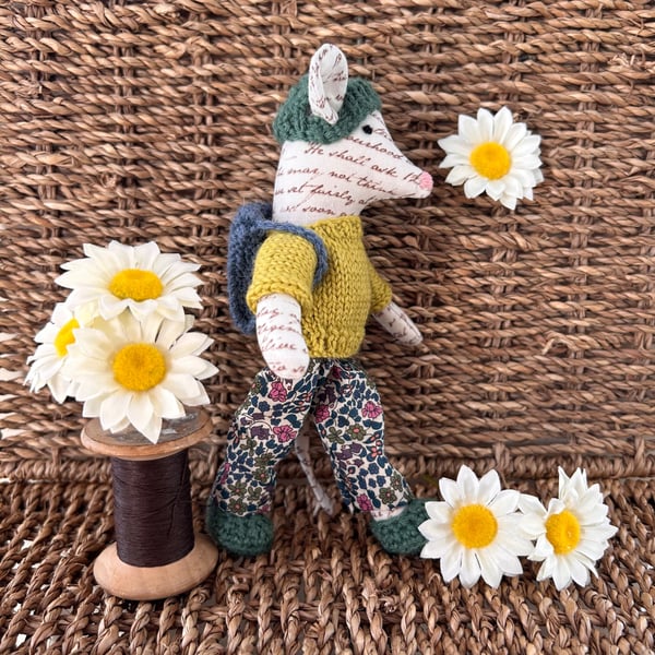 Handmade Little Fabric Mouse 
