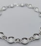 Domed Silver  Bracelet - Image 1