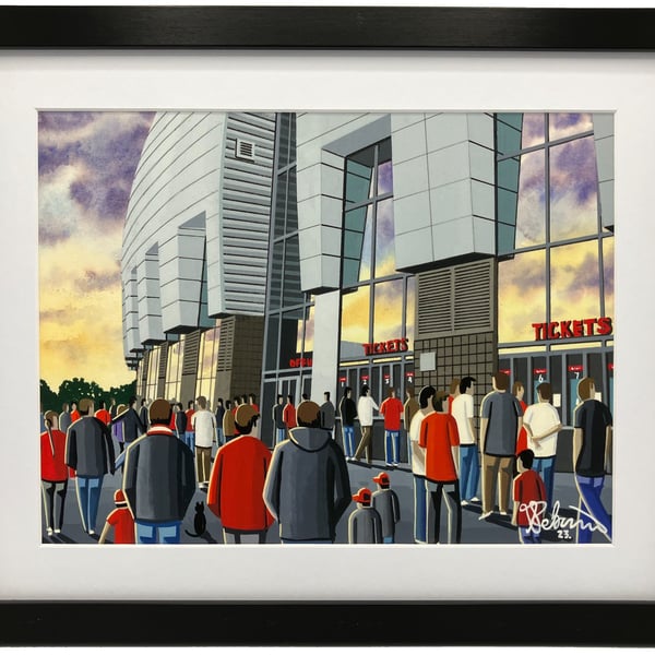 Arizona. Framed & Unframed Fine Art Print, American Football, Stadium Gift