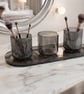 7-Piece Smokey Glitter Resin Vanity Set - Image 2
