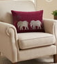 Elephant cushion handmade  - Image 1