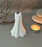 Handmade White Ghost Cats - Sitting or Standing - Halloween Decorations - Image 2
