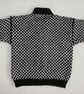 Chequerboard Pattern Toddler Cardigan Knitting Pattern. PDF Knitting Pattern - Image 3