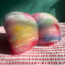 Shetland & Corriedale Art Batt for Spinning or Felting