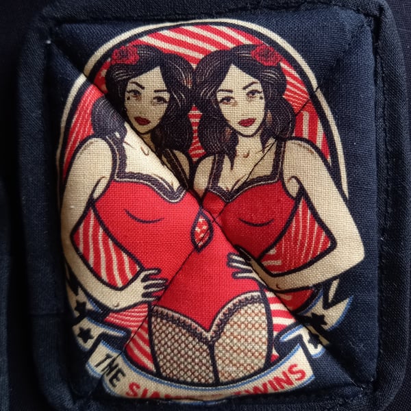 Set of two eco cellulose washing up sponges - circus tattoo designs