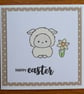 Pack of 3 Mini Easter Cards - Sheep - Fawn Polka Dots - Image 3