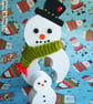 Painted Wooden Snowman With Pop Out Mini Snowman - Image 6