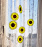 Sunflower suncatcher hanging mobile