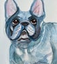 French bulldog (original painting)