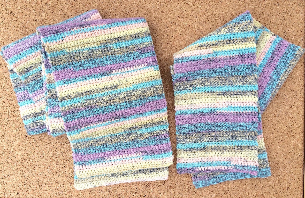 Multi-coloured Boho Child, Adult or Scarf Set