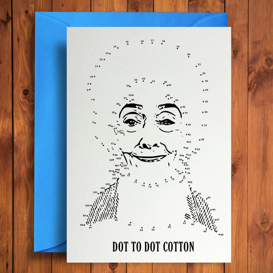 Dot to Dot Cotton - Funny Birthday Card