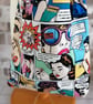 MULTI COLOURED COMIC STRIP DRAWSTRING BAG - Image 2
