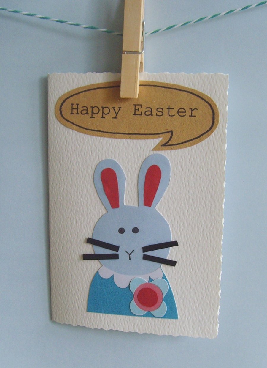 Handmade Easter card Personalised