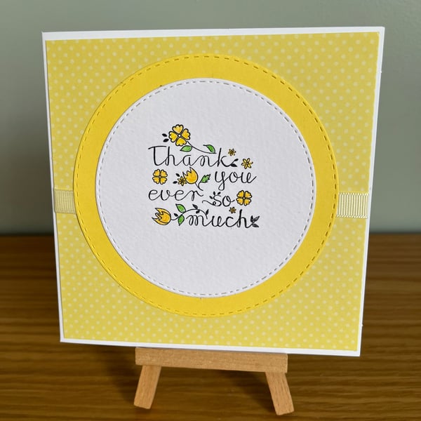 Hand Made Thank you card 