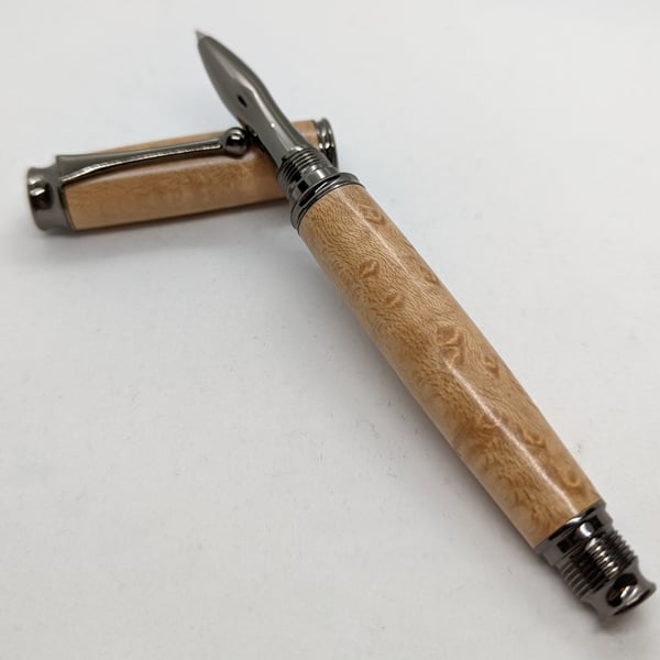 Bird's Eye Maple Rollerball Pen