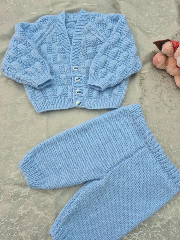 Baby Boys Cardigan & Trousers