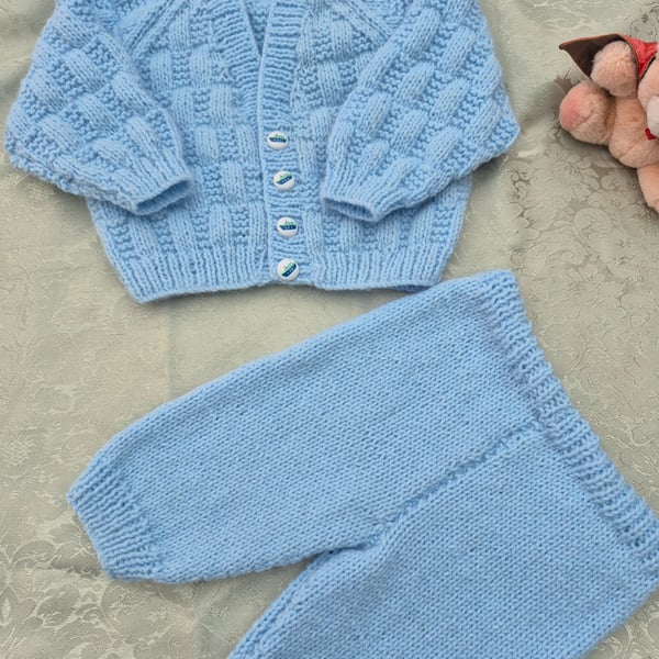 Baby Boys Cardigan & Trousers