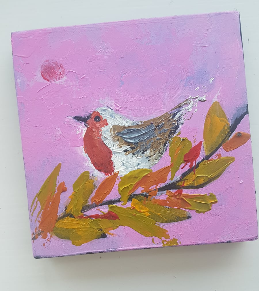 Original Bird Painting