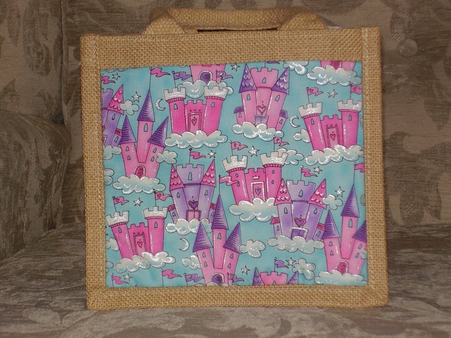 Jute Bag with Padded Handles