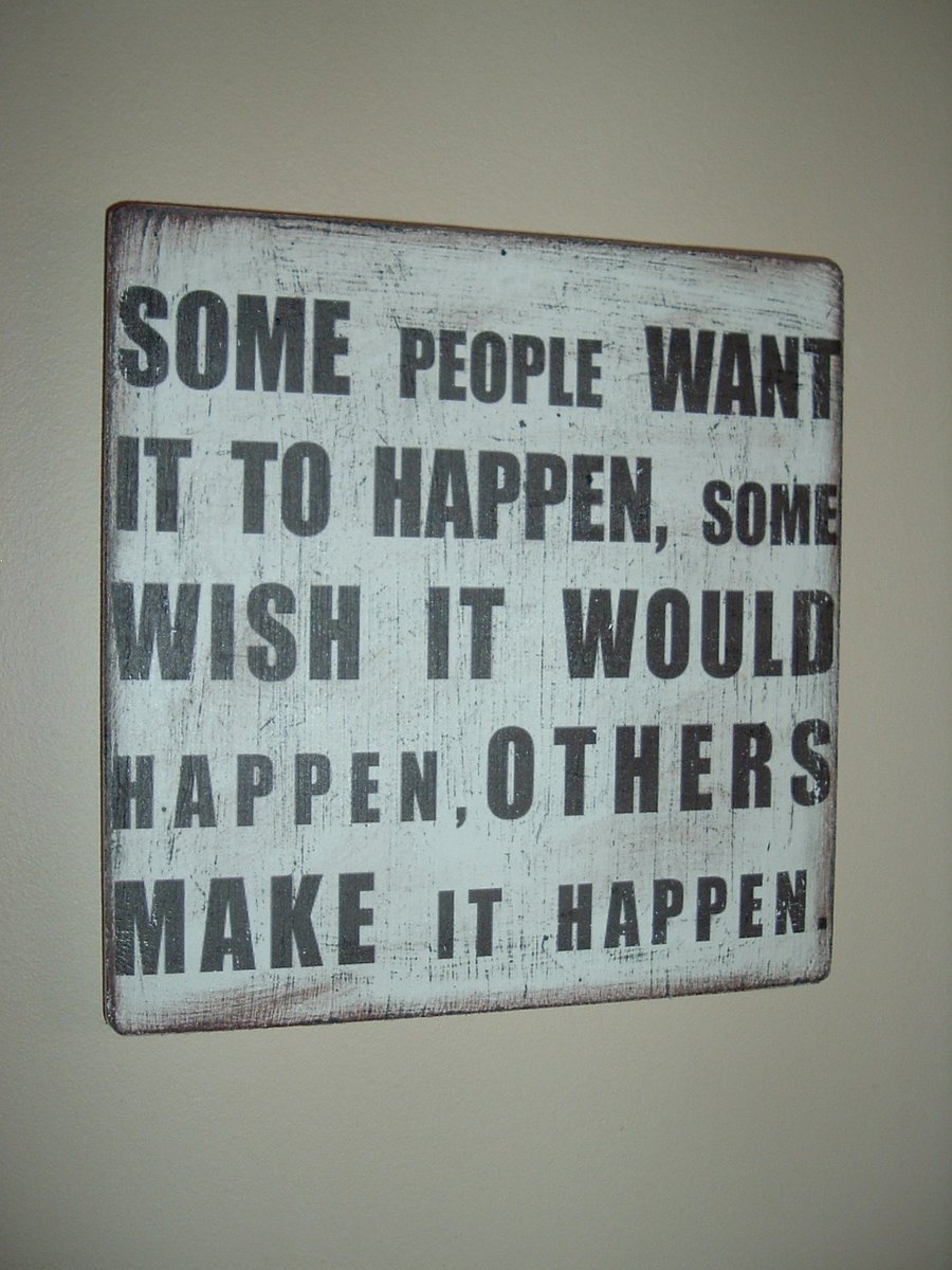 Shabby chic distressed some people want quote plaque sign