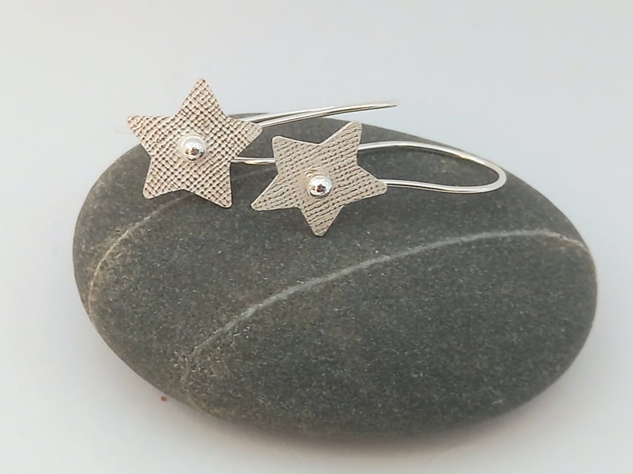 dangly star earrings