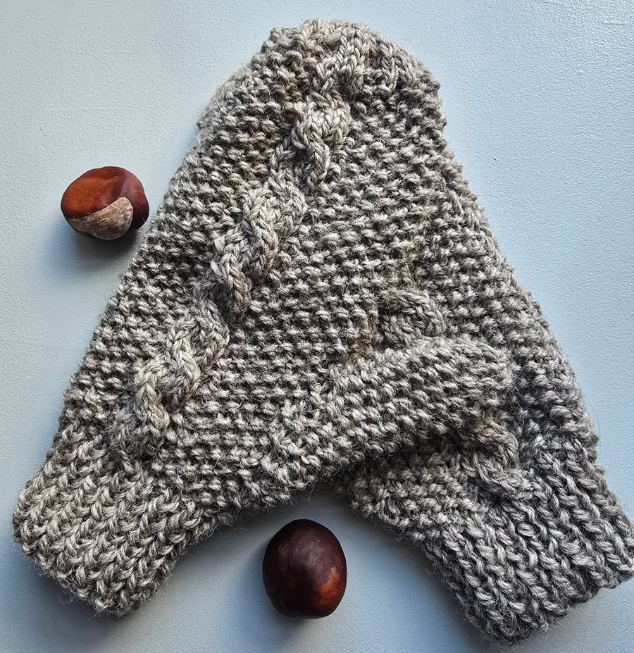 Aran Mittens