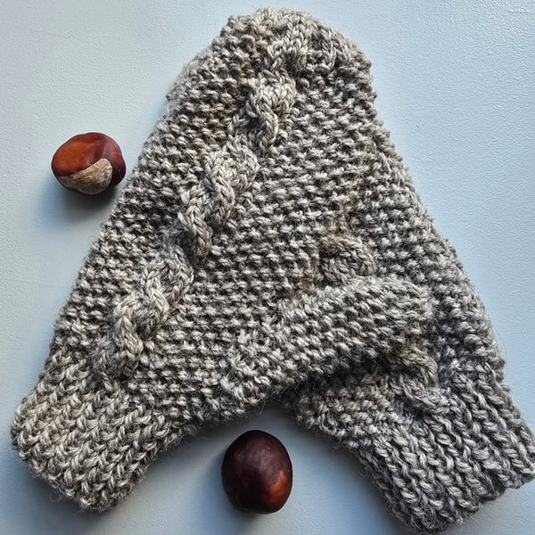 Aran Mittens