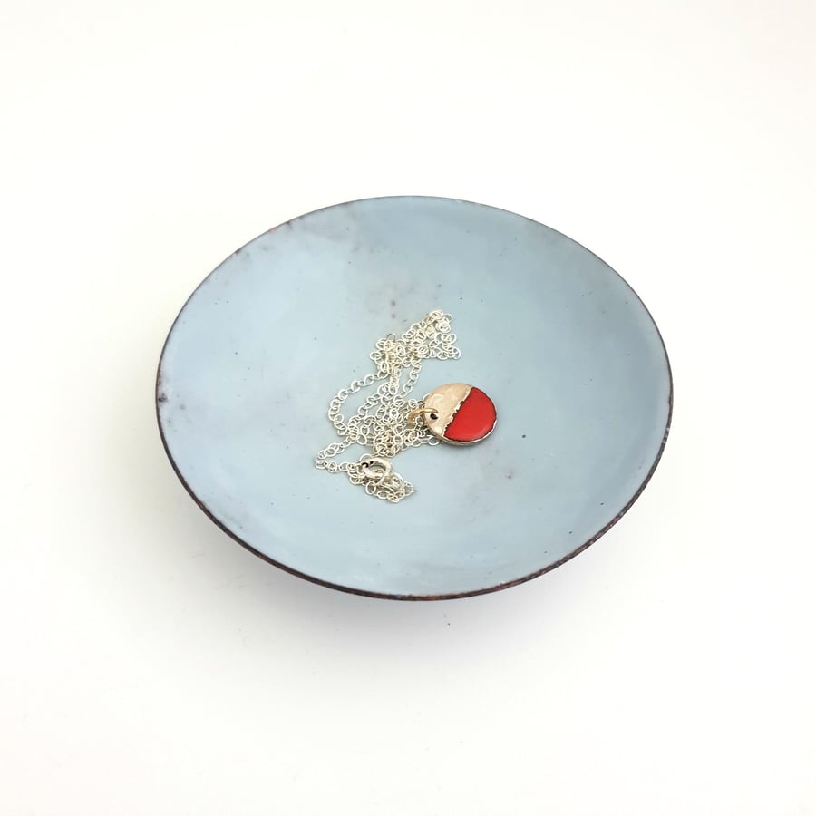 Light Grey Enamel Bowl