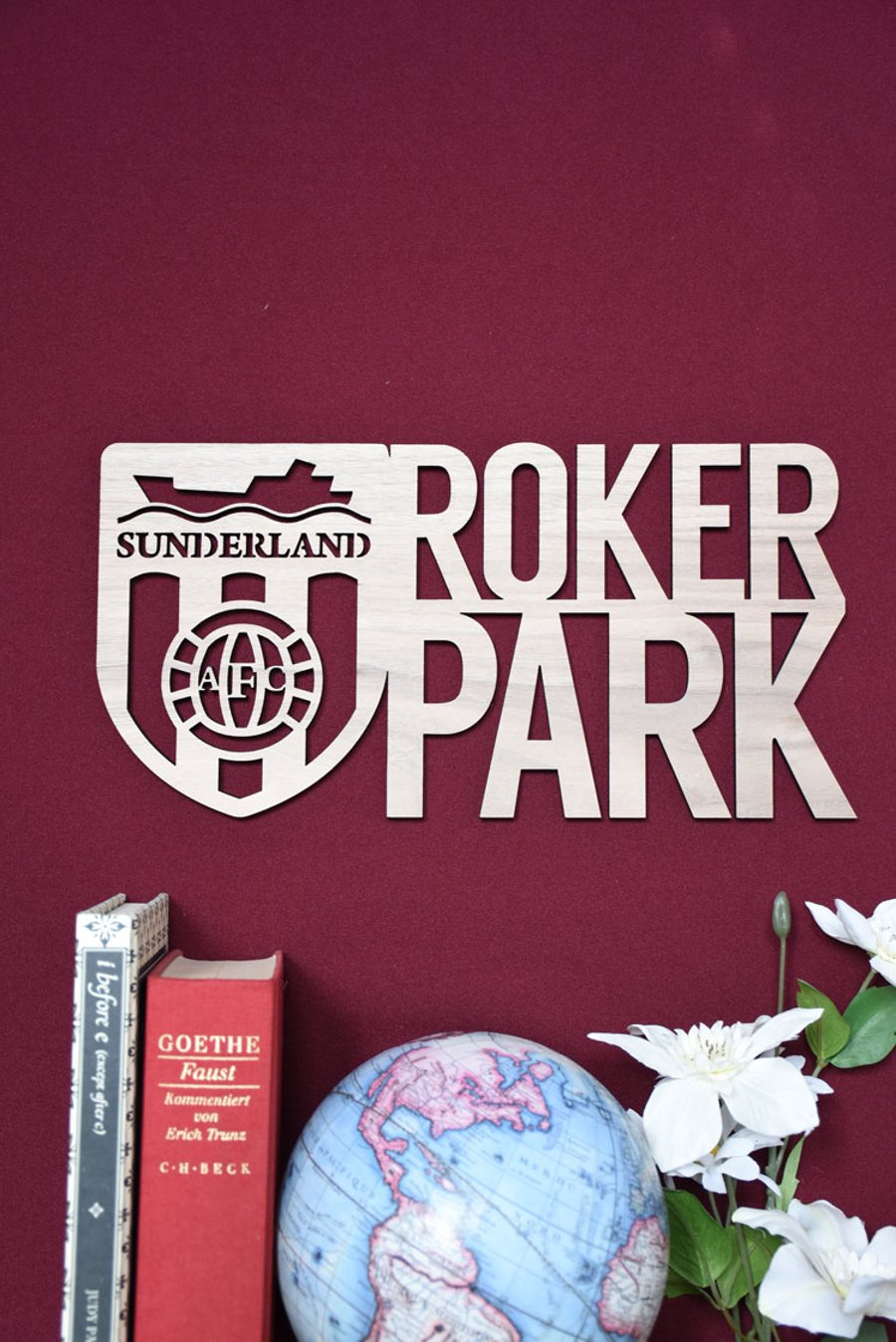 Sunderland FC Roker Park retro Plaque  