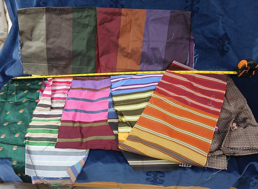 Bundle of silk fabric Perfectly Imperfect