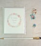 Meadow Circle Set of 3 Thank You Mini Notecards  - Image 5